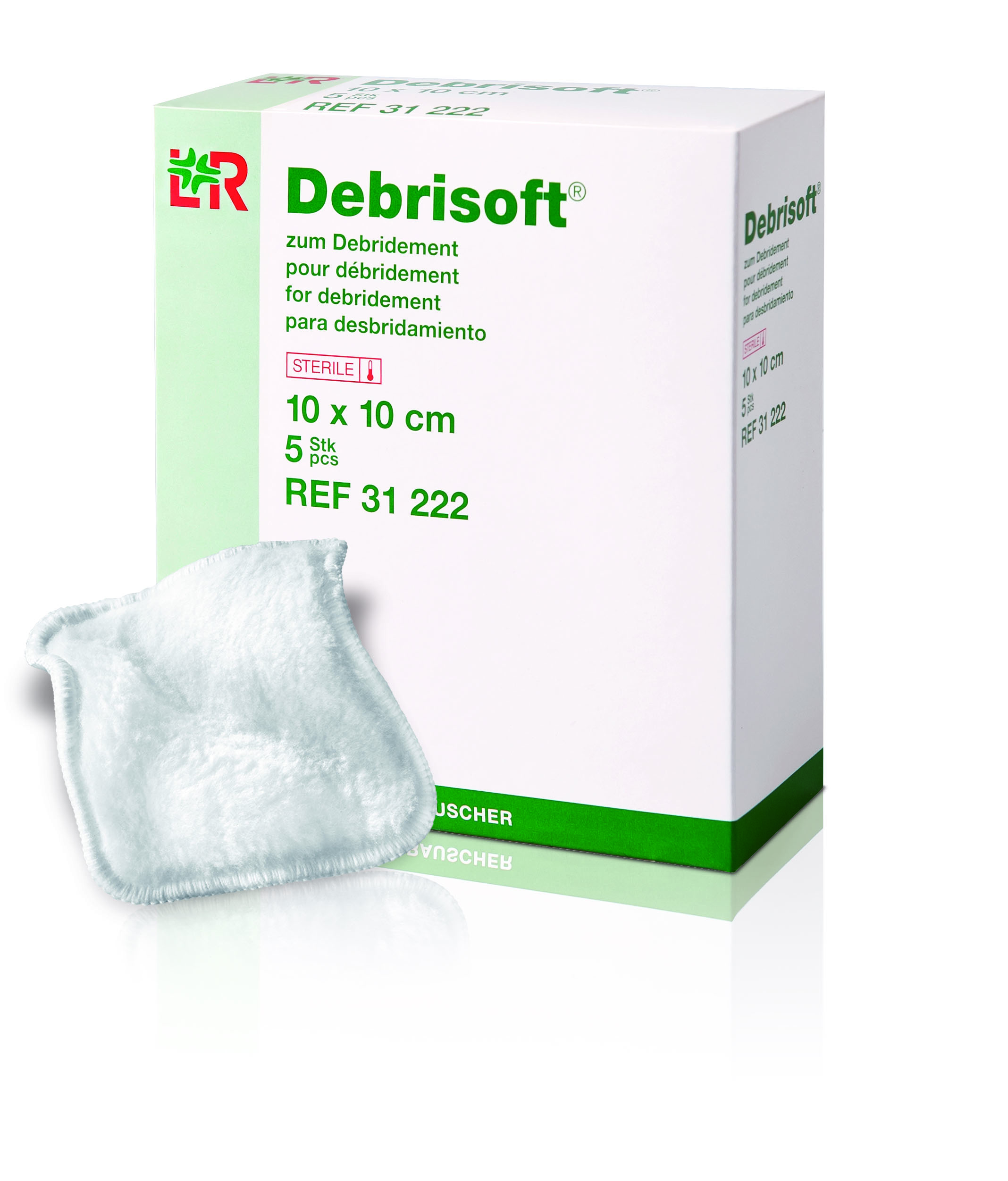 image of The Debrisoft wound debridement and wound hygiene pads